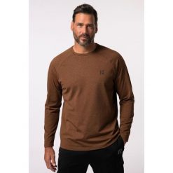 Męska Koszula funkcyjna z długim rękawem FLEXNAMIC® trekkingowa QuickDry. Brązowe bluzki z długim rękawem JAY-PI, m, bez wzorów, z elastanu, bez kołnierzyka, bez ramiączek. Za 195.99 zł.
