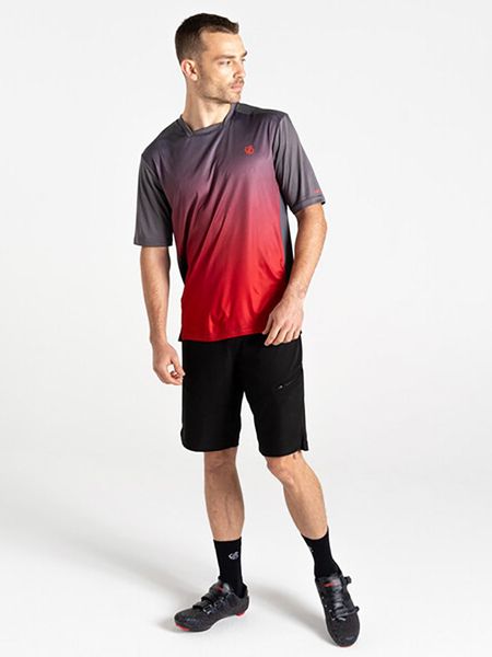 Dare 2b Koszulka funkcyjna "Trackstand II" w kolorze czerwono-szarym rozmiar: L. Czerwone t-shirty sportowe Dare 2B, bez wzorów, z materiału, bez ramiączek, outdoorowe. Za 57.06 zł.