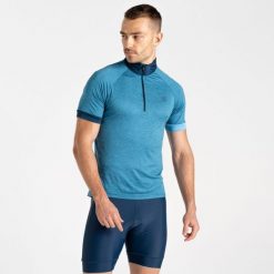 Pedal It Out Out męska koszulka rowerowa. Niebieskie t-shirty sportowe Dare 2B, bez wzorów, bez ramiączek, trekkingowe. Za 211.00 zł.