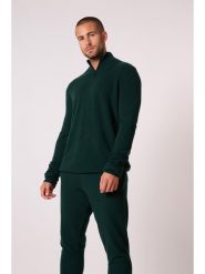 Perfect Cashmere Kaszmirowy sweter "Greg" w kolorze ciemnozielonym rozmiar: XL. Zielone swetry nierozpinane Perfect Cashmere, xl, bez wzorów, z kaszmiru, bez kołnierzyka, bez ramiączek. Za 413.99 zł.