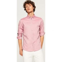 Koszula z bawełny oxford slim fit - Czerwony. Koszule marki Reserved. Za 99.99 zł.