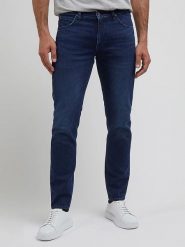 Lee Dżinsy - Slim fit - w kolorze granatowym rozmiar: W30/L34. Niebieskie jeansy Lee, l. Za 213.45 zł.