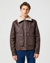 WRANGLER MĘSKA KURTKA ZIMOWA WRANGLER AVIATOR MOLE 112357277 W44M017499. Kurtki Wrangler, na zimę, m, bez wzorów, bez kaptura. Za 499.99 zł.