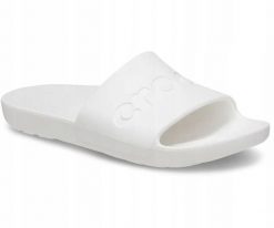 Klapki Dla Dorosłych Crocs Slide 210088. Białe klapki Crocs, z materiału. Za 139.99 zł.