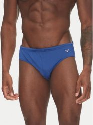 Emporio Armani Kąpielówki EM000570 AF12331 UB093 Niebieski. Niebieskie kąpielówki Emporio Armani, m, bez wzorów, z syntetyku. Za 199.99 zł.