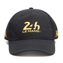 Czapka z daszkiem Kappa Esemy 24H Le Mans. Czarne czapki z daszkiem Kappa, bez wzorów, z bawełny. Za 237.00 zł.