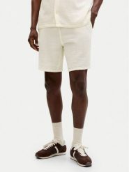 Jack & Jones Szorty materiałowe Jaiden 12274758 Biały Relaxed Fit. Białe szorty Jack & Jones, l, bez wzorów, z bawełny. Za 119.99 zł.