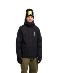 Kurtka śniegowa techniczna dla Mężczyzn TITANO 10K Czarny. Czarne kurtki Quiksilver, m, bez wzorów, z materiału, bez kaptura. Za 819.99 zł.
