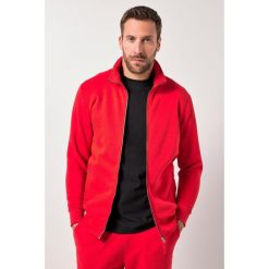 Męska Bluza dresowa stójka do 8XL. Czerwone bluzy JAY-PI, m, bez wzorów, z bawełny, bez kaptura. W wyprzedaży za 223.99 zł.