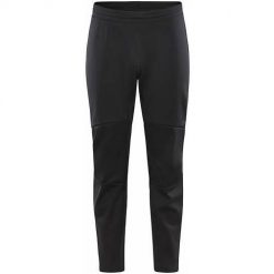 Spodnie treningowe męskie Craft Core Essence Nordic. Czarne spodnie narciarskie i snowboardowe Craft, m, bez wzorów, z dresówki, narciarskie. Za 459.00 zł.