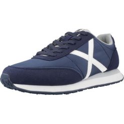 Buty MUNICH RUSH 01 Niebieski. Niebieskie buty turystyczne munich, bez wzorów, z materiału, bez zapięcia, na fitness i siłownię. Za 287.99 zł.