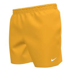 Szorty kąpielowe męskie Nike Essential 5" Volley. Żółte krótkie spodenki sportowe Nike, m, bez wzorów, z materiału. Za 121.99 zł.