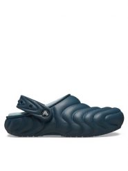 Crocs Klapki Classic Lined Overpuff Clog 210059 Niebieski. Niebieskie klapki Crocs, z tworzywa sztucznego. Za 179.99 zł.