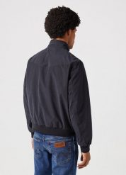 WRANGLER HARRINGTON JACKET MĘSKA KURTKA PRZEJŚCIOWA BLACK 112351228. Czarne kurtki Wrangler, m, bez wzorów, bez kaptura. Za 279.99 zł.