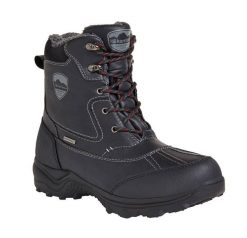 Buty zimowe ocieplane męskie Karrimor Snow Casual. Czarne buty turystyczne Karrimor, na zimę, bez wzorów, z materiału, bez zapięcia, trekkingowe. Za 291.99 zł.