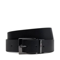 Pasek Męski Tommy Hilfiger. Czarne paski Tommy Hilfiger, bez wzorów. Za 239.99 zł.