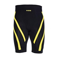 Szorty techniczne Errea Arrius. Czarne krótkie spodenki sportowe ERREA, s, bez wzorów, z tkaniny. Za 304.45 zł.