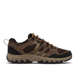 Buty turystyczne męskie Columbia Redmond VI wodoodporne. Brązowe buty turystyczne Columbia, na jesień, bez wzorów, z kauczuku, bez zapięcia, trekkingowe. Za 329.99 zł.