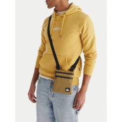 Saszetka Quiksilver. Brązowe saszetki i nerki Quiksilver, bez wzorów, małe, bez dodatków. Za 69.99 zł.