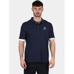 Koszulka polo męska Nautica Pascal. Białe koszulki polo Nautica, l, bez wzorów, bez kołnierzyka, bez ramiączek. Za 399.00 zł.