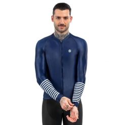 Męska koszulka rowerowa z krótkim rękawem Kolarstwo Siroko M2 Alpine. Białe bluzy SIROKO, m, bez wzorów, z jersey, bez kaptura. W wyprzedaży za 212.00 zł.