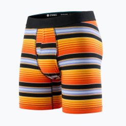 Bokserki męskie Stance Rockford Brief. Brązowe bokserki Stance, m, bez wzorów. Za 89.99 zł.
