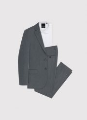 PAKO LORENTE – Szary garnitur męski. Szare garnitury Pako Lorente, m, bez wzorów, z elastanu. Za 1,599.98 zł.