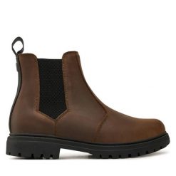 Sztyblety Guess. Brązowe botki sznurowane Guess, z aplikacjami, bez obcasa, bez zapięcia. Za 799.99 zł.