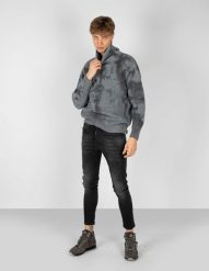 Takeshy Kurosawa Sweter "Dolcevita" | 83062 | Dolcevita Sfumata | Mężczyzna | Szary. Szare swetry nierozpinane Takeshy Kurosawa, m, bez wzorów, z dzianiny, bez kołnierzyka, bez ramiączek. W wyprzedaży za 369.00 zł.
