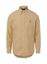 Polo Ralph Lauren Koszula Mężczyźni Bawełna beżowy, M. Brązowe koszule Polo Ralph Lauren, m, bez wzorów, z bawełny, bez kołnierzyka, bez ramiączek. Za 689.95 zł.