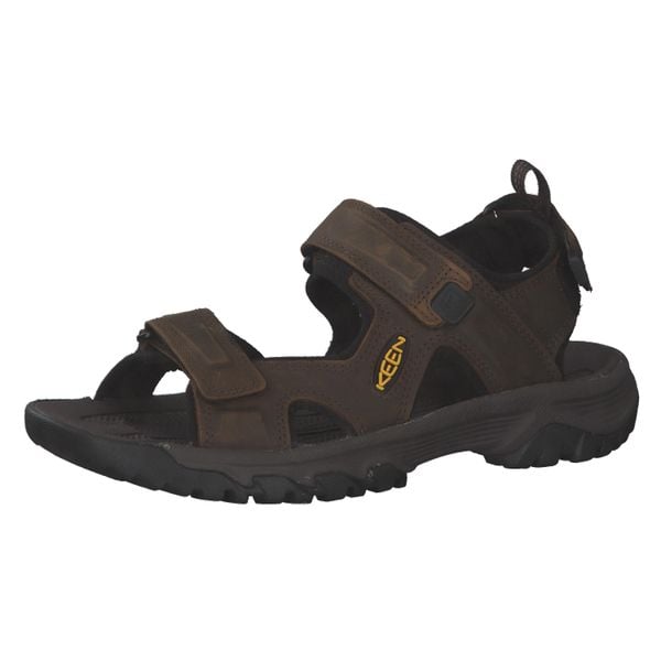 Buty do chodzenia męskie Keen Sandały Męskie Targhee Iii Open Toe Bisonmul. Brązowe buty turystyczne Keen, z gumy, z otwartym noskiem, bez zapięcia. Za 675.00 zł.
