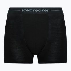 Bokserki termoaktywne męskie icebreaker Anatomica. Czarne bielizna termoaktywna Icebreaker, m, bez wzorów, bez ramiączek. Za 175.62 zł.