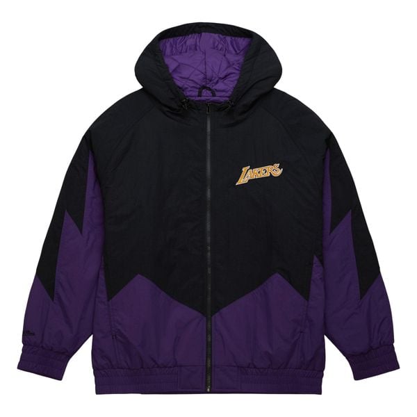 Bluza z kapturem Los Angeles Lakers. Czarne bluzy z kapturem Mitchell & Ness, m, bez wzorów, z kapturem. Za 796.00 zł.