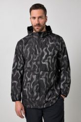 Męska Kurtka outdoor urodziny ultralekka nadruk odblaskowy kaptur do roz. 7 XL. Czarne kurtki JAY-PI, m, bez wzorów, z materiału, bez kaptura. Za 639.99 zł.