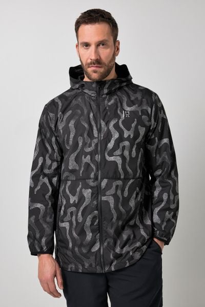 Męska Kurtka outdoor urodziny ultralekka nadruk odblaskowy kaptur do roz. 7 XL. Czarne kurtki JAY-PI, m, bez wzorów, z materiału, bez kaptura. Za 639.99 zł.