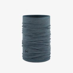 Komin chusta wielofunkcyjna z wełny merino lightweight. Niebieskie szaliki Buff, bez wzorów, z wełny. Za 110.99 zł.
