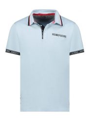 Canadian Peak Koszulka polo "Klarkeak" w kolorze błękitnym rozmiar: L. Niebieskie koszulki polo sportowe Canadian Peak, l, bez wzorów, z bawełny, bez kołnierzyka, bez ramiączek. Za 100.99 zł.