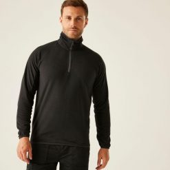 Polar roboczy męski Nagate Half Zip. Brązowe bluzy z polaru Regatta, m, bez wzorów, z polaru, bez kaptura. Za 169.99 zł.