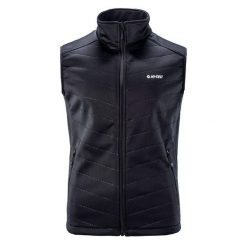 Bezrękawnik Męska Softshell Octavio. Czarne kurtki softshell Hi-tec, m, bez wzorów, z softshellu, bez kaptura. Za 119.99 zł.