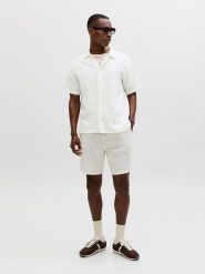 Jack & Jones Koszula "Ornantucket" w kolorze białym rozmiar: L. Białe koszule Jack & Jones, l, bez wzorów, z bawełny, bez kołnierzyka, bez ramiączek. Za 104.89 zł.