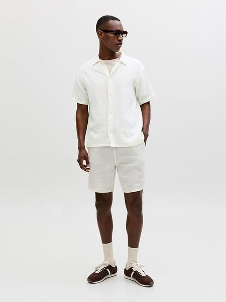 Jack & Jones Koszula "Ornantucket" w kolorze białym rozmiar: L. Białe koszule Jack & Jones, l, bez wzorów, z bawełny, bez kołnierzyka, bez ramiączek. Za 104.89 zł.