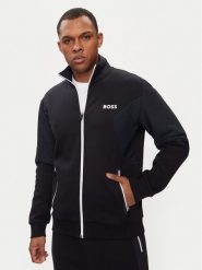 Boss Bluza Skaz 1 50510349 Granatowy Regular Fit. Niebieskie bluzy Boss, m, bez wzorów, z bawełny, bez kaptura. Za 949.99 zł.