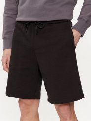 Calvin Klein Jeans Szorty sportowe Logo Repeat J30J325129 Czarny Regular Fit. Czarne krótkie spodenki sportowe Calvin Klein Jeans, m, bez wzorów, z bawełny. Za 199.99 zł.