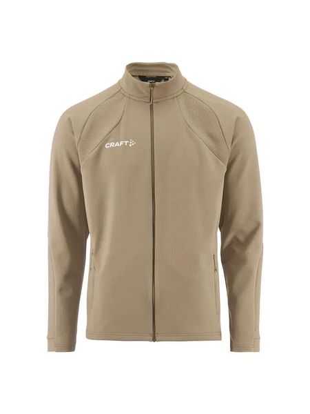 Craft Extend 2.0 Kurtka Full Zip Męska – Elastyczny midlayer. Białe kurtki Craft, m, bez wzorów, z elastanu, bez kaptura. Za 390.10 zł.