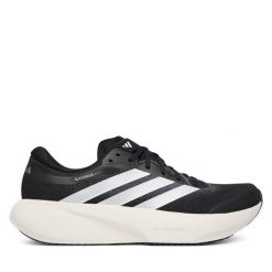 Buty do biegania adidas. Czarne buty do biegania Adidas, bez wzorów, bez zapięcia, do biegania. Za 649.99 zł.