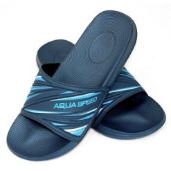 Klapki basenowe męskie Aqua Speed Idaho. Niebieskie klapki Aqua-Speed. Za 64.99 zł.