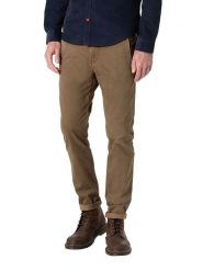 Timezone Spodnie chino "Janno" - Slim fit - w kolorze karmelowym rozmiar: W36/L34. Brązowe eleganckie spodnie Timezone, l. Za 110.55 zł.