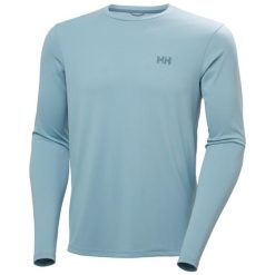Koszulka termoaktywna Helly Hansen Lifa Active Solen. Niebieskie bielizna termoaktywna Helly Hansen, m, bez wzorów, bez ramiączek. Za 360.00 zł.