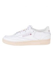 Reebok Skórzane sneakersy "Club C 85 Vintage" w kolorze kremowym rozmiar: 37. Brązowe buty sportowe casual Reebok, bez wzorów, bez zapięcia. Za 234.95 zł.