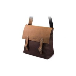 Stylowa torba na ramię z klapą brodrene ml18 brąz + jasny brąz. Torby na laptopa marki Brødrene. Za 350.00 zł.